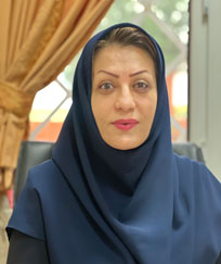 خانم خوزستانی مدیر شهدای بسیج